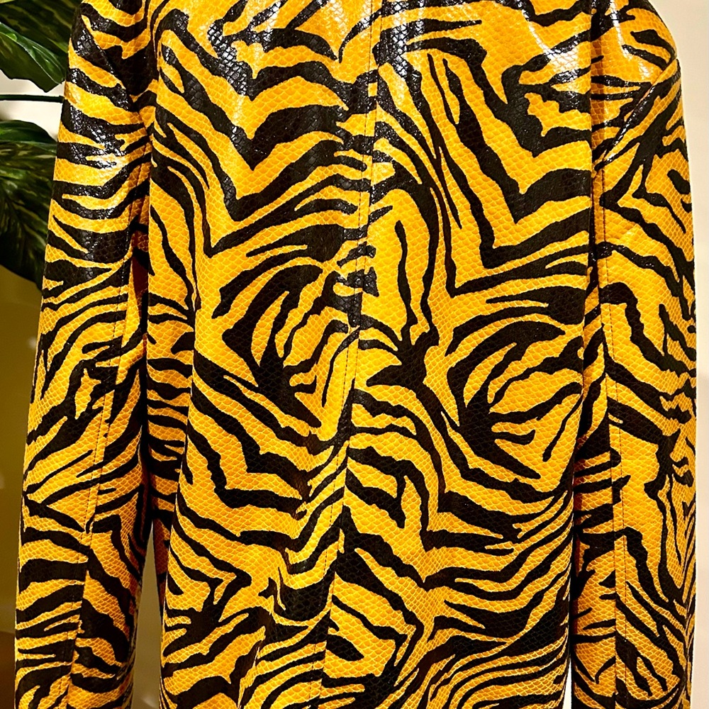 Tiger Print Blazer